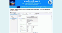 Desktop Screenshot of hexadigm.com